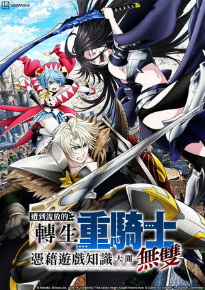 追放された転生重騎士はゲーム知識で無双する poszter