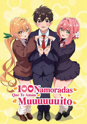 君のことが大大大大大好きな100人の彼女 poszter