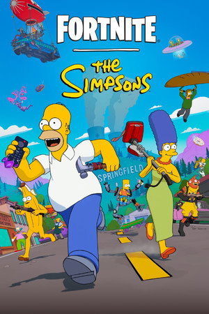 Fortnite x The Simpsons poszter