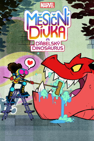 Holdlány és Ördögi Dinoszaurusz poszter
