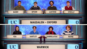 University Challenge 56. évad Ep.5 5. epizód