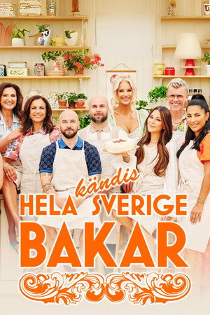 Hela Kändis-Sverige Bakar poszter
