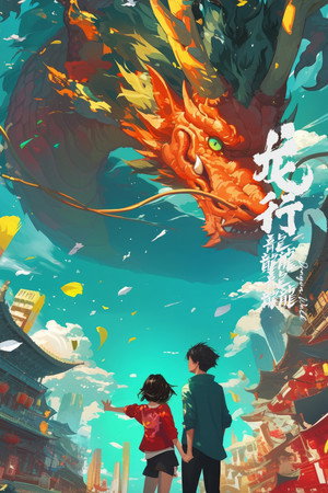 龙行龘龘 poszter