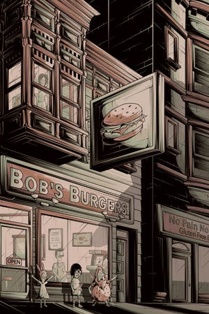 Bob burgerfalodája poszter