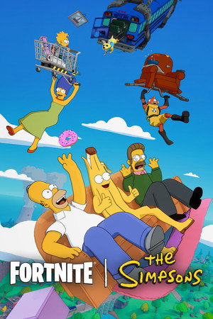 Fortnite x The Simpsons poszter
