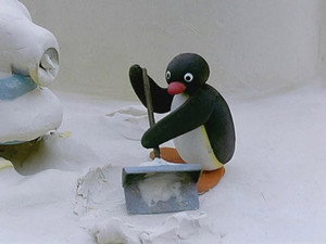 Pingu 4. évad Ep.6 Pingu havat lapátol