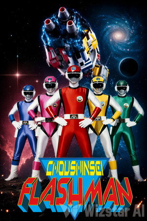 超新星フラッシュマン poszter