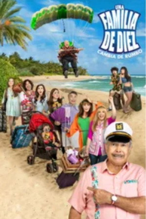 Una familia de diez poszter
