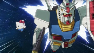 ガンダムvsハローキティ kép