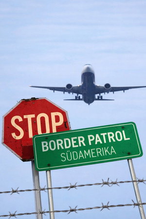 Stop! Border Control: Santiago de Chile poszter