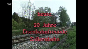 Eisenbahn-Romantik 3. évad Ep.20 20. epizód