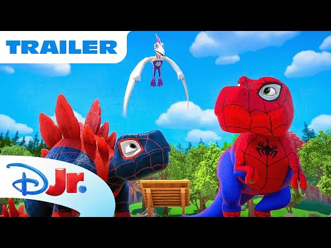 Marvel's Spidey and his Amazing Friends Dino Webs 🦖🕸️ | Trailer | @disneyjr