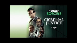 Criminal Justice előzetes
